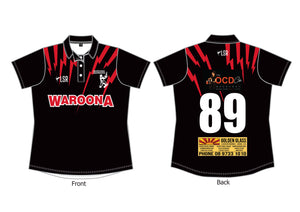 Waroona Warriors Cricket Club - Womens Polo Shirt Short Sleeve