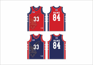 Kangas Basketball Club- Reversible Singlet