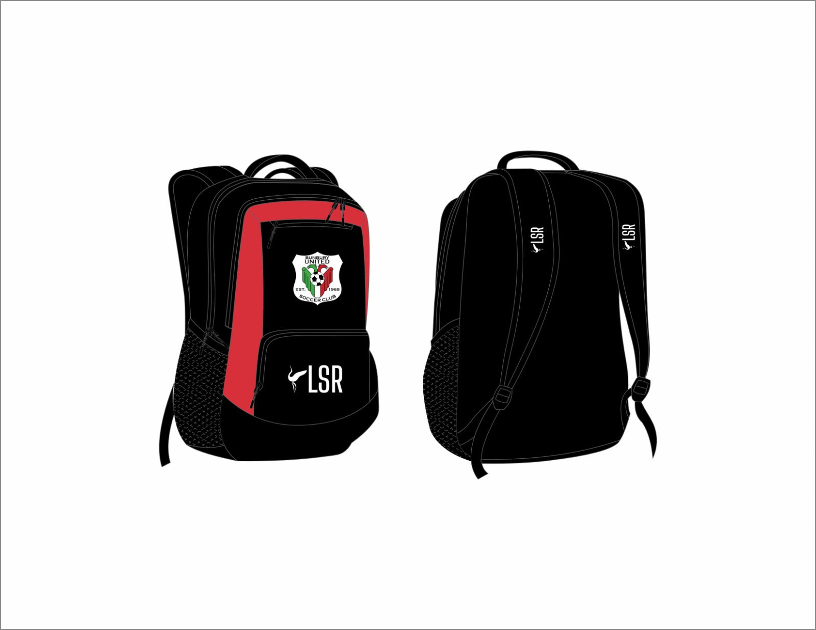 Bunbury United Soccer Club - Bagpacks