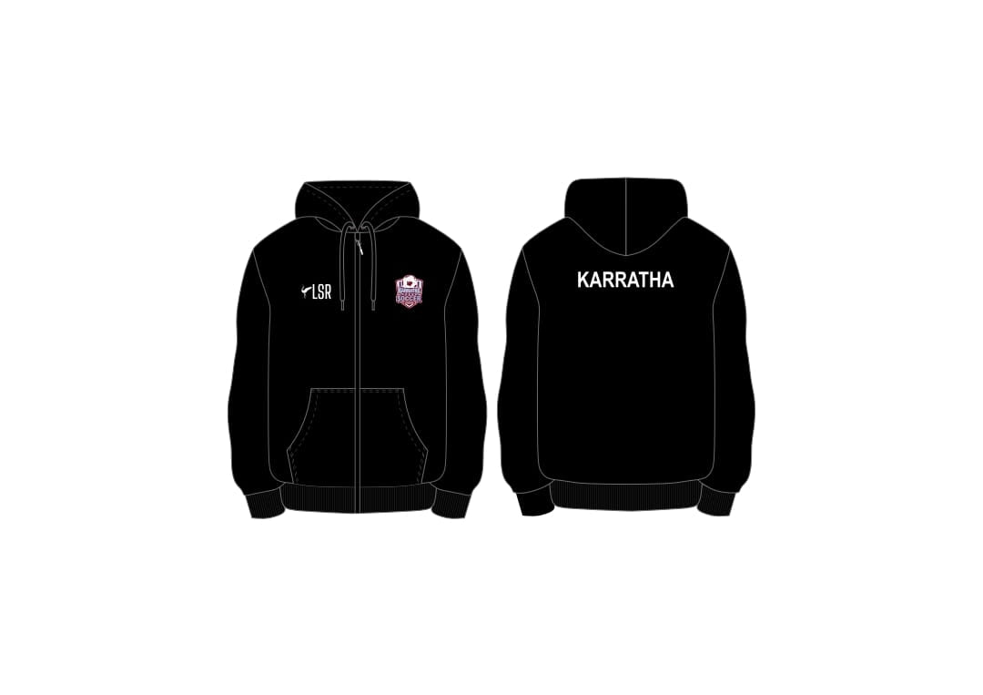 Karratha Soccer Association - Zip Up Hoodie - Country Week 2025