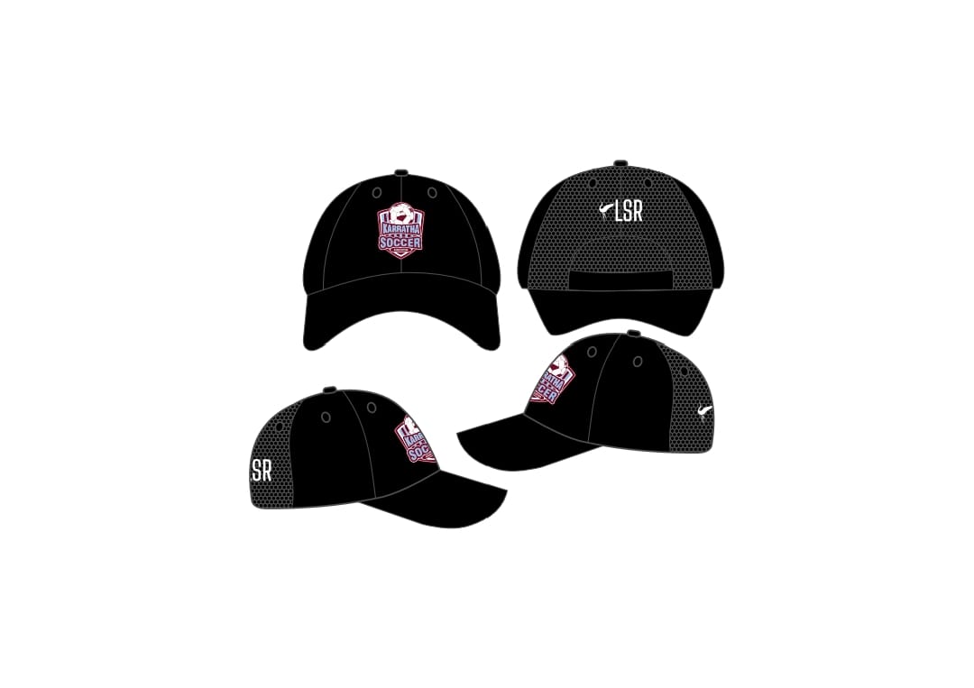 Karratha Soccer Association – Caps Black Solid | Country Week 2025