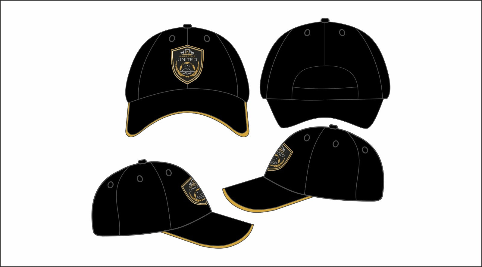 Karratha United Soccer Club- Caps