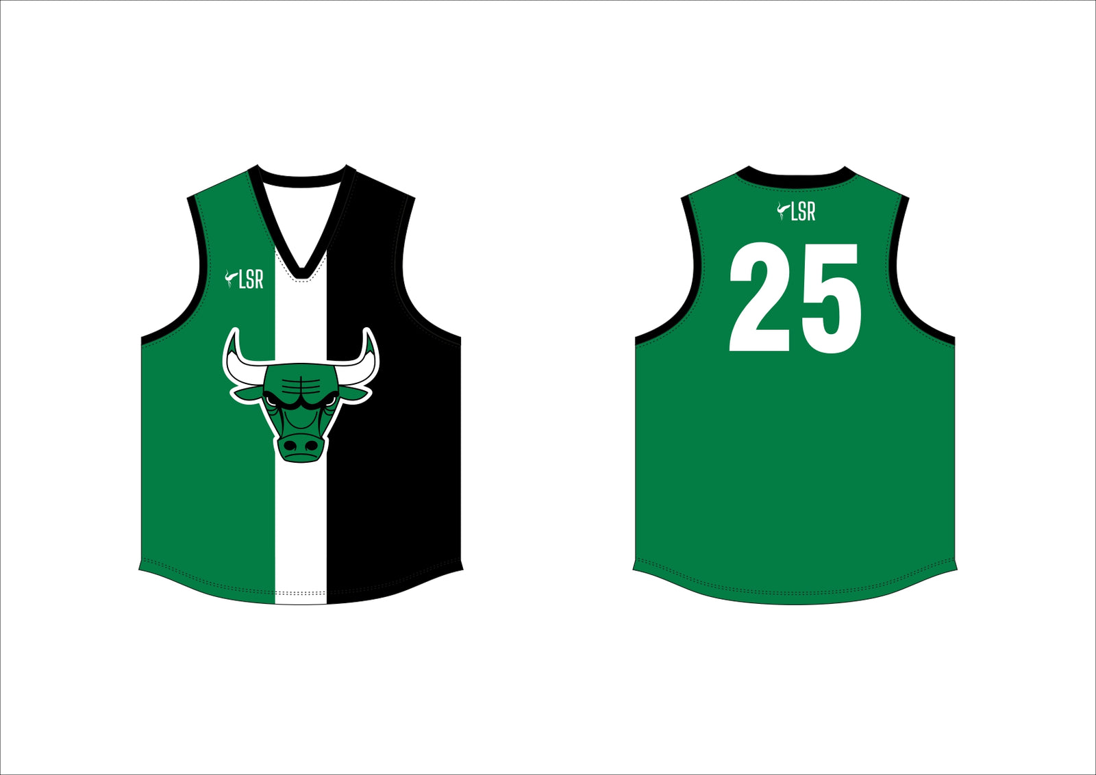 Mount Barker Bulls Football Club-Playing Guernseys ( Sleeveless )