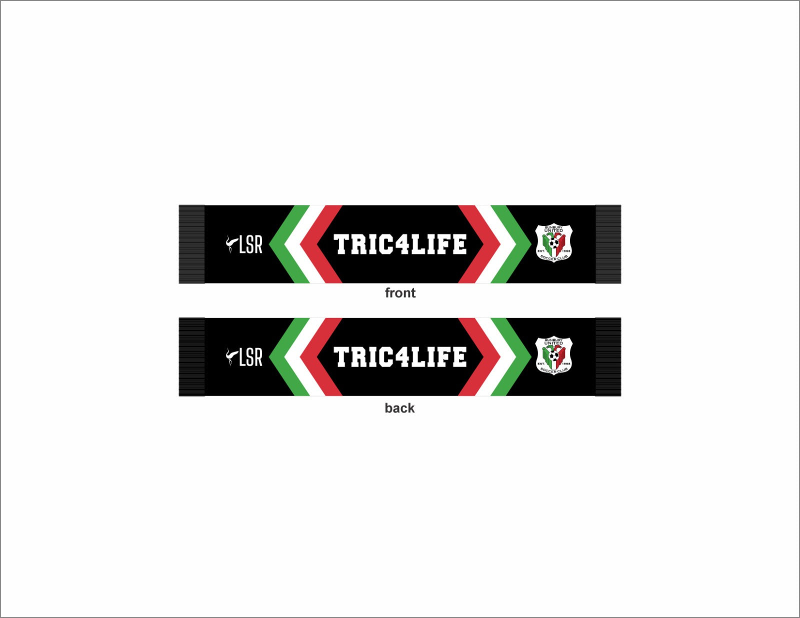 Bunbury United Soccer Club - Scarfs
