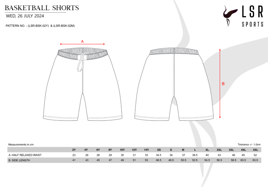 Mount Barker Amateur Basketball Association - Basketball Shorts