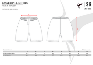 Mount Barker Amateur Basketball Association - Basketball Shorts