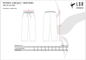 WILLETTON CROWS CRICKET CLUB -  BLUE TROUSER
