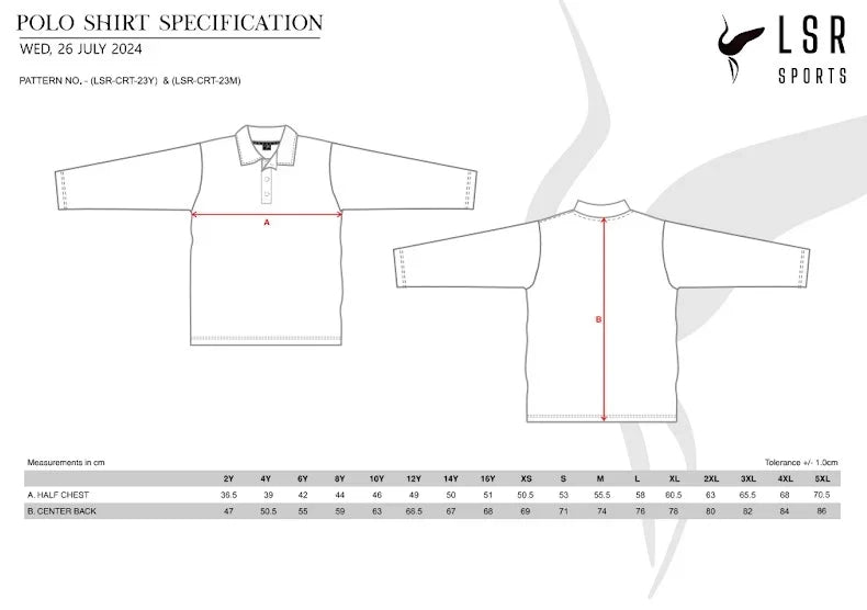 ROYALS CRICKET CLUB - RUGBY JUMPER