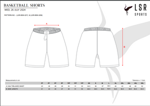 Warriors Basketball Club- Playing Shorts