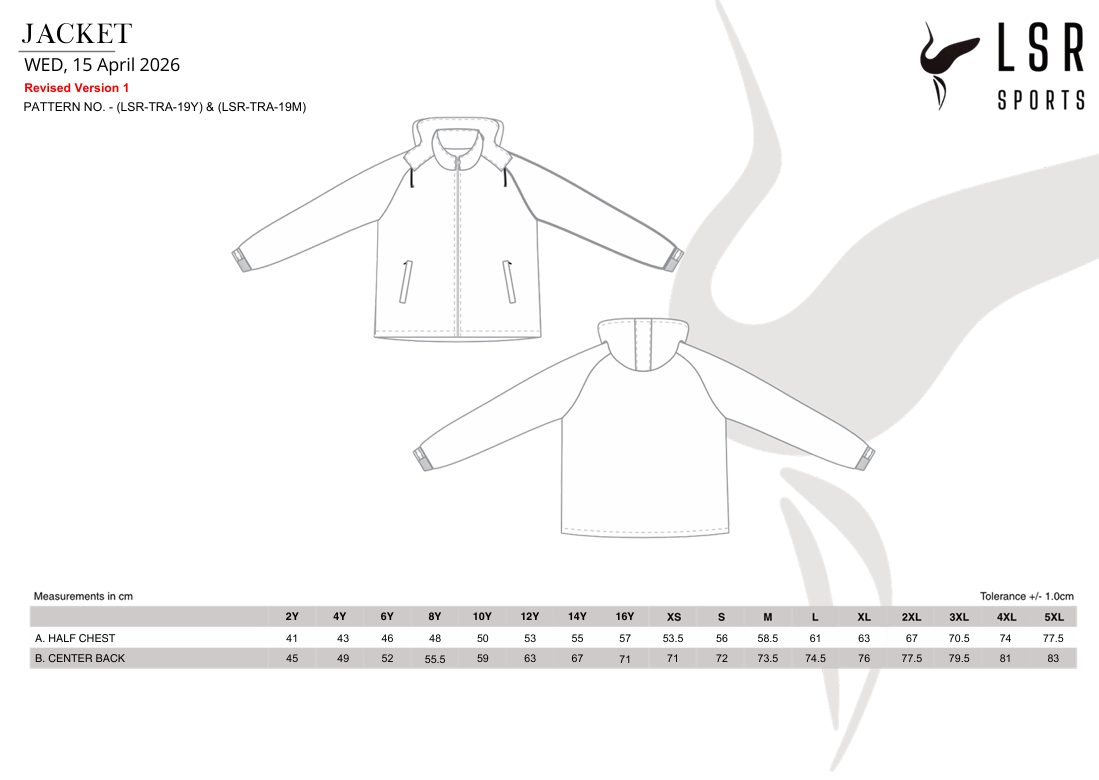 Bindoon Netball Association  Rain Jacket