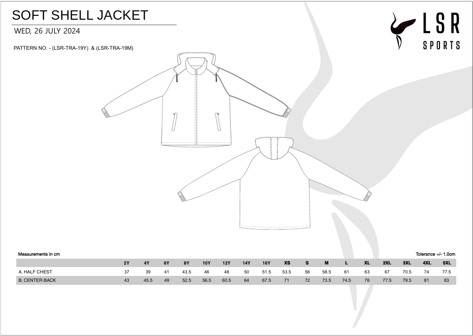 PEEL JUNIOR SOCCER ASSOCIATION - ZIP TRACK JACKET