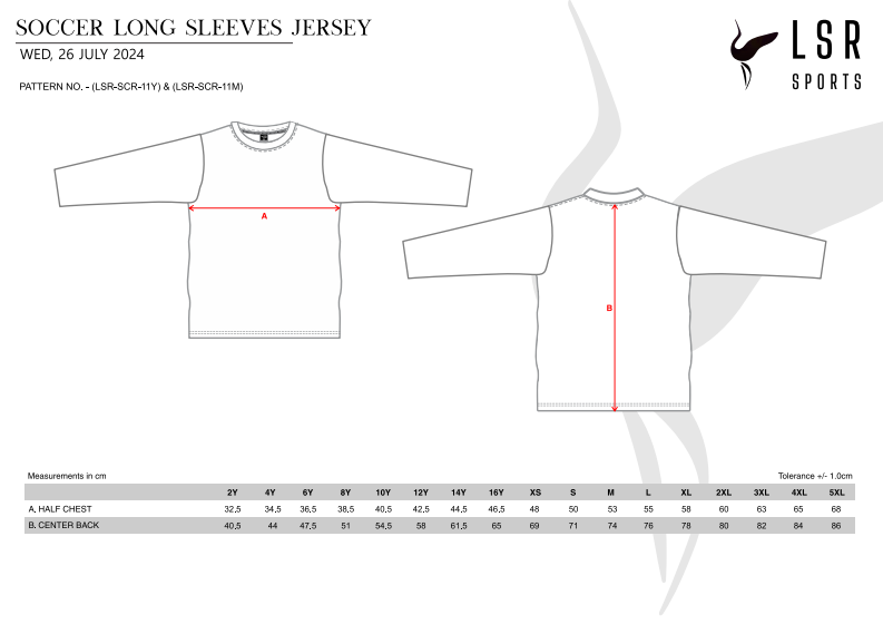 OCEAN RIDGE CRICKET CLUB - TRAINING SHIRT LONG SLEEVE