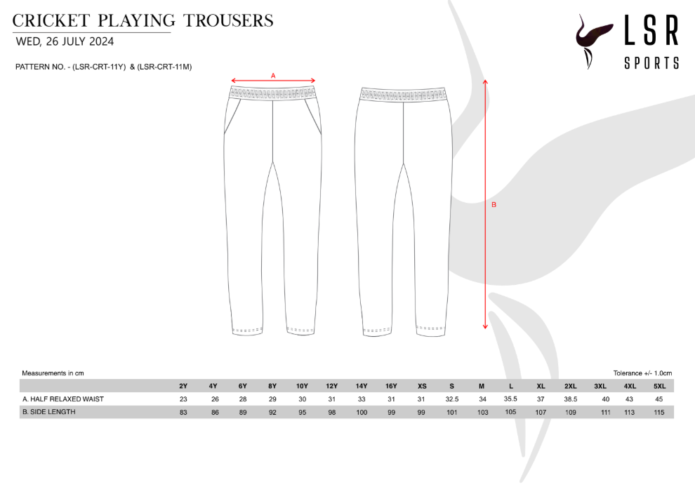 Collingwood Park Cricket Club - Playing Trousers