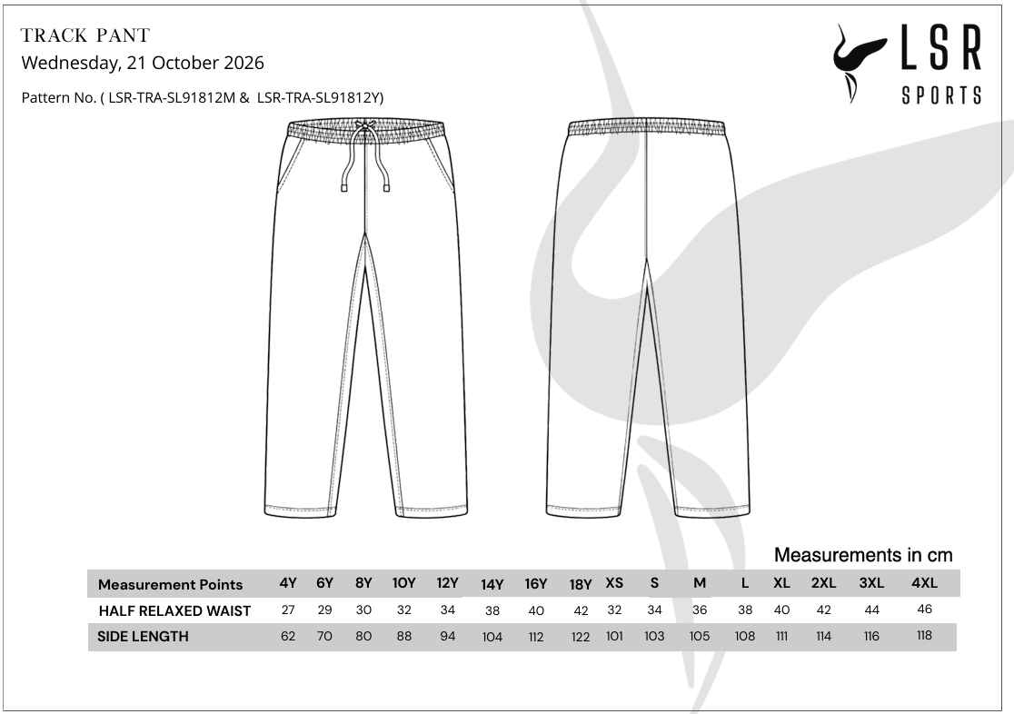 OCEAN RIDGE CRICKET CLUB - TRACK PANT