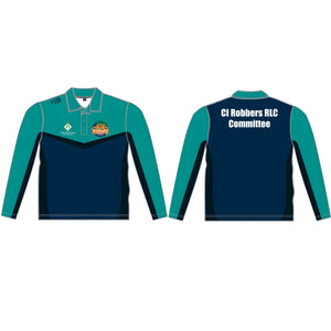 CHRISTMAS ISLAND ROBBERS RUGBY LEAGUE - COMMITTEE SHIRT LONG SLEEVE