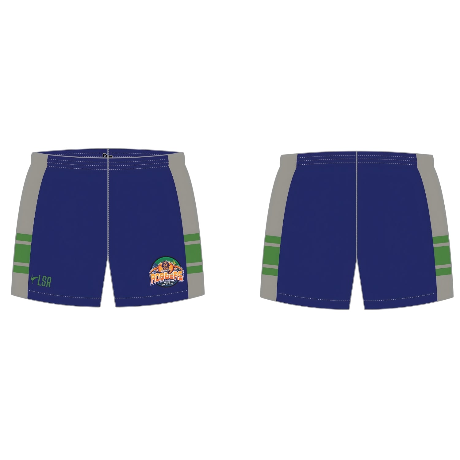 CHRISTMAS ISLAND ROBBERS RUGBY LEAGUE - PLAYING SHORTS