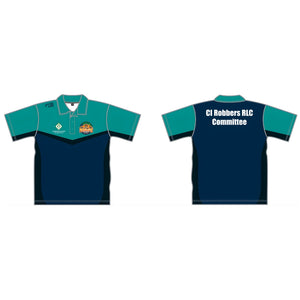 CHRISTMAS ISLAND ROBBERS RUGBY LEAGUE - COMMITTEE SHIRT SHORT SLEEVE