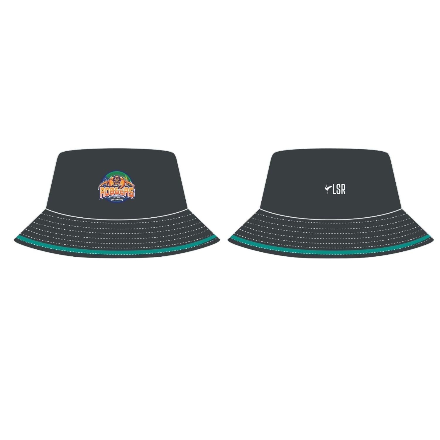 CHRISTMAS ISLAND ROBBERS RUGBY LEAGUE  - BLACK BUCKET HAT