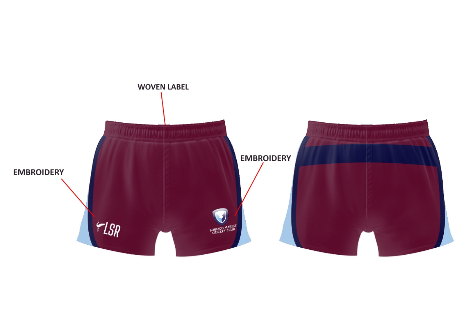 Subiaco Marist Cricket Shorts