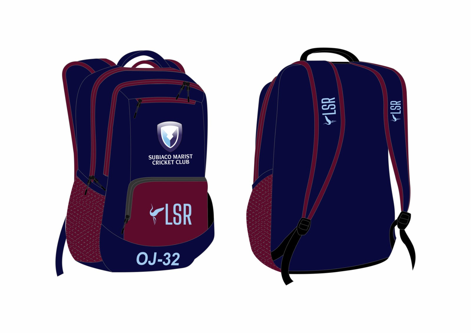 Subiaco Marist Cricket Club  Backpacks