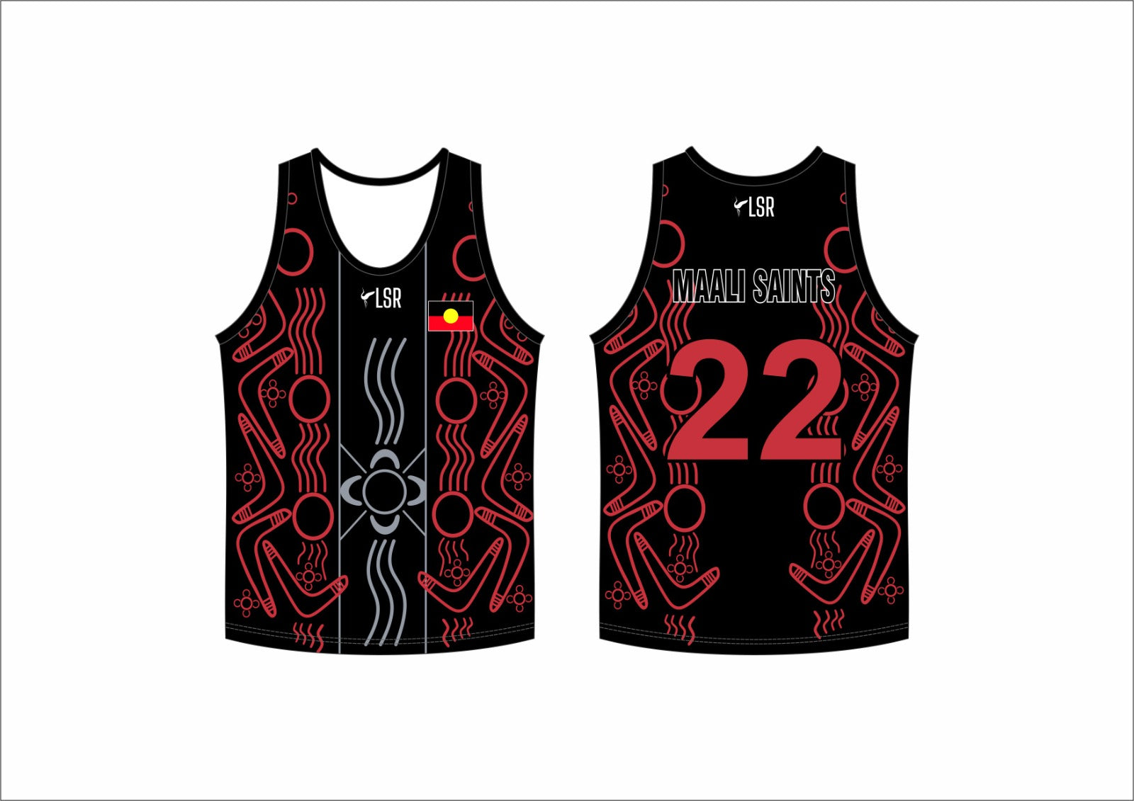 MAALI SAINTS- TRAINING SINGLET