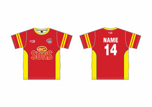 Southern Districts Junior Football Association- U12s Suns Training Shirt