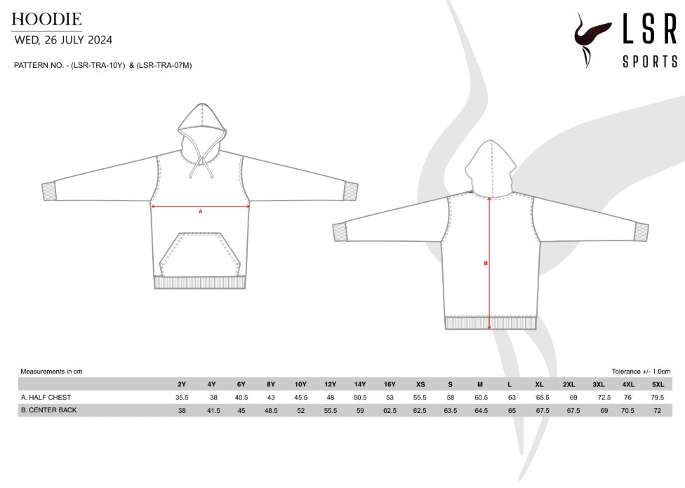 PEEL JUNIOR SOCCER ASSOCIATION- HOODIE