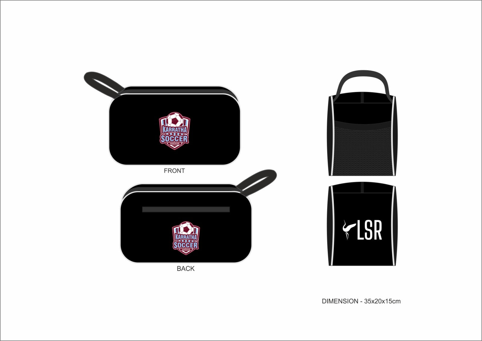 Karratha Soccer Association - Boot Bag - Country Week 2025