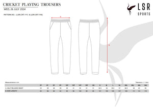 OCEAN RIDGE CRICKET CLUB - PLAYING TROUSER