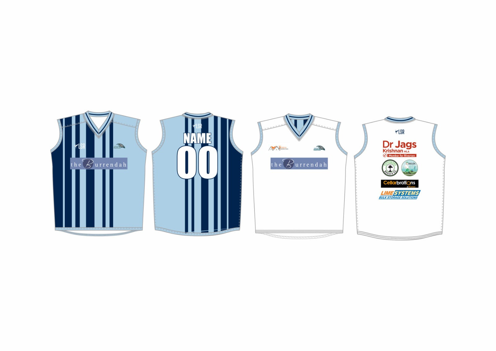 WILLETTON CROWS CRICKET CLUB - REVERSIBLE VEST