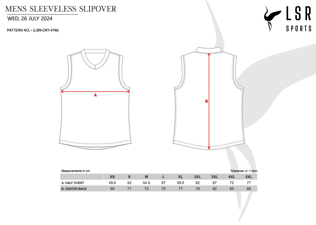 WILLETTON CROWS CRICKET CLUB - REVERSIBLE VEST