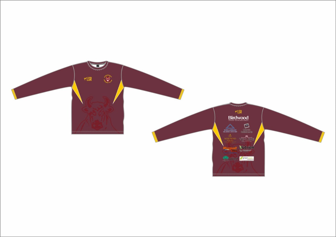 Cowaramup Cricket Club Senior Training Shirts- Long Sleeve