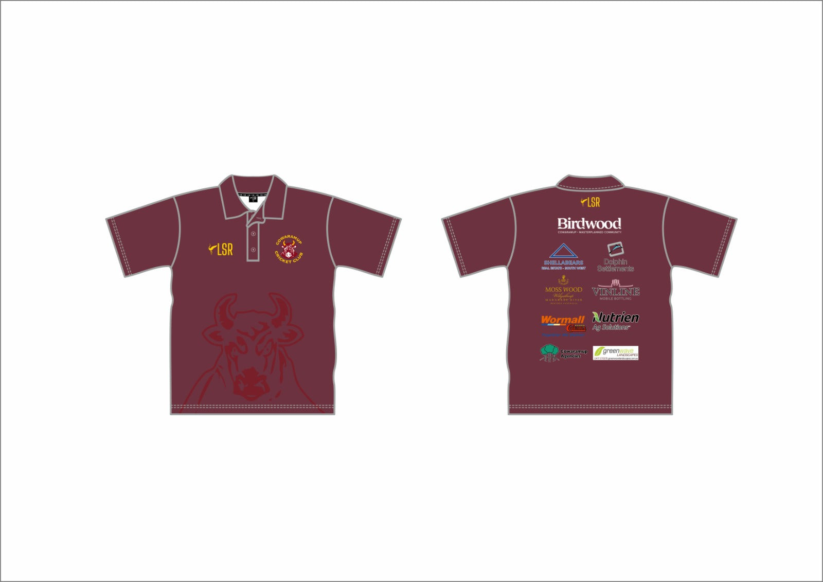 Cowaramup Cricket Club⁠ Supporter/Coaches Polo- Short Sleeve