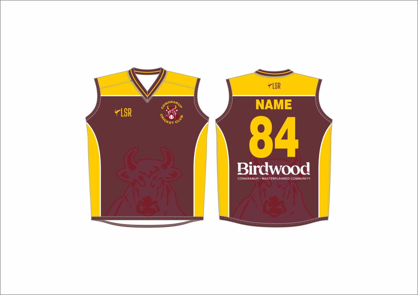Cowaramup Cricket Club All Grades Playing Vest
