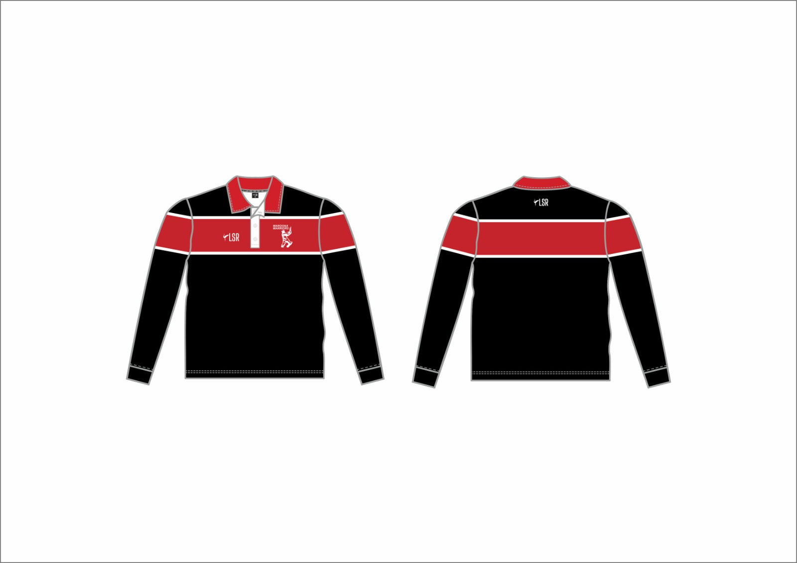 Waroona Warriors Cricket Club- Rugby Jumper