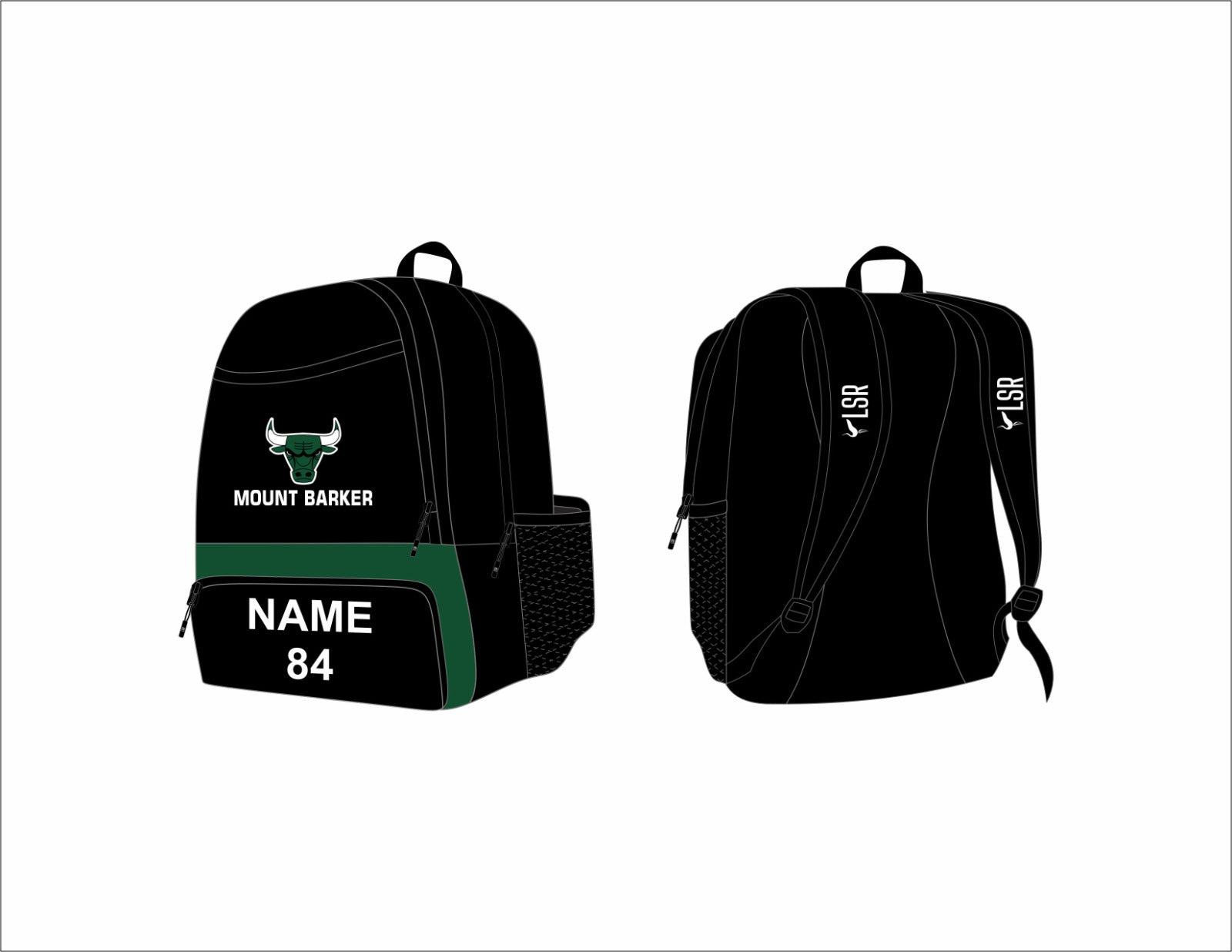 Mount Barker Bulls Football Club - Bagpacks