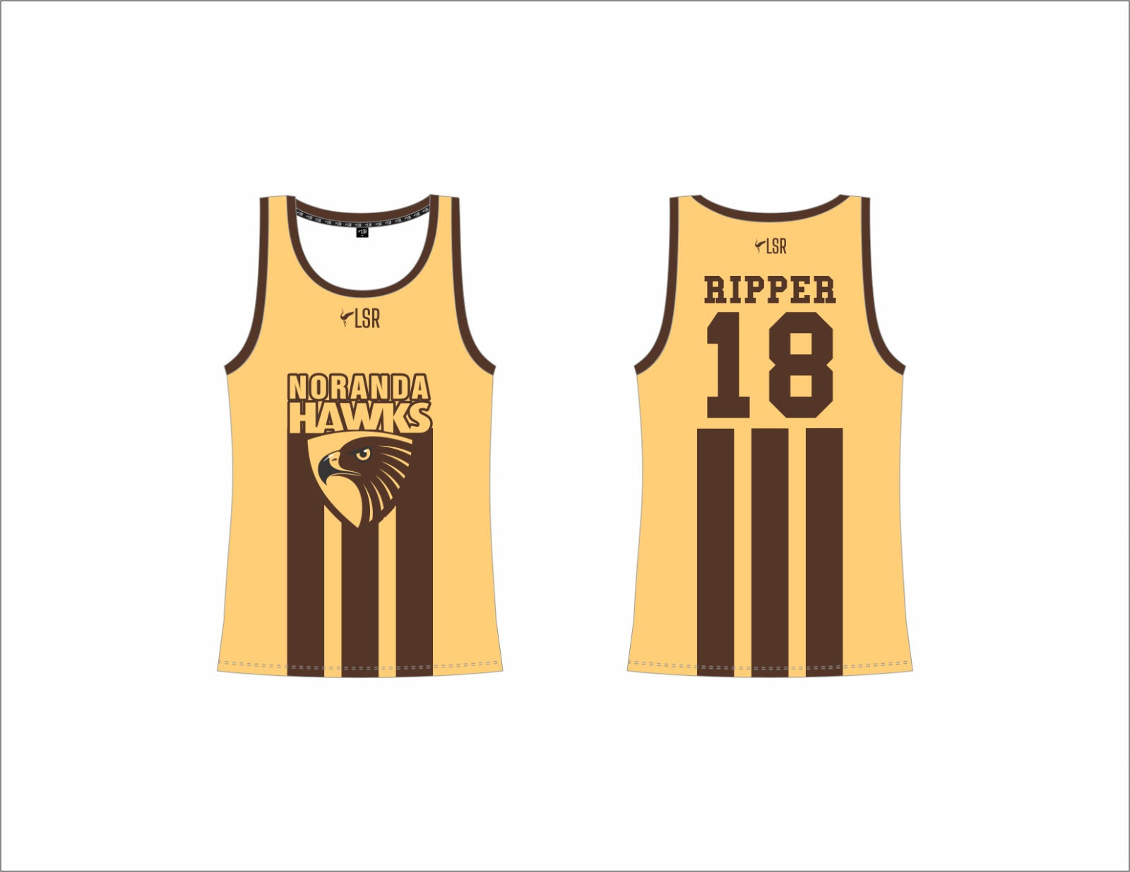 Noranda Hawks Football Club - Singlets