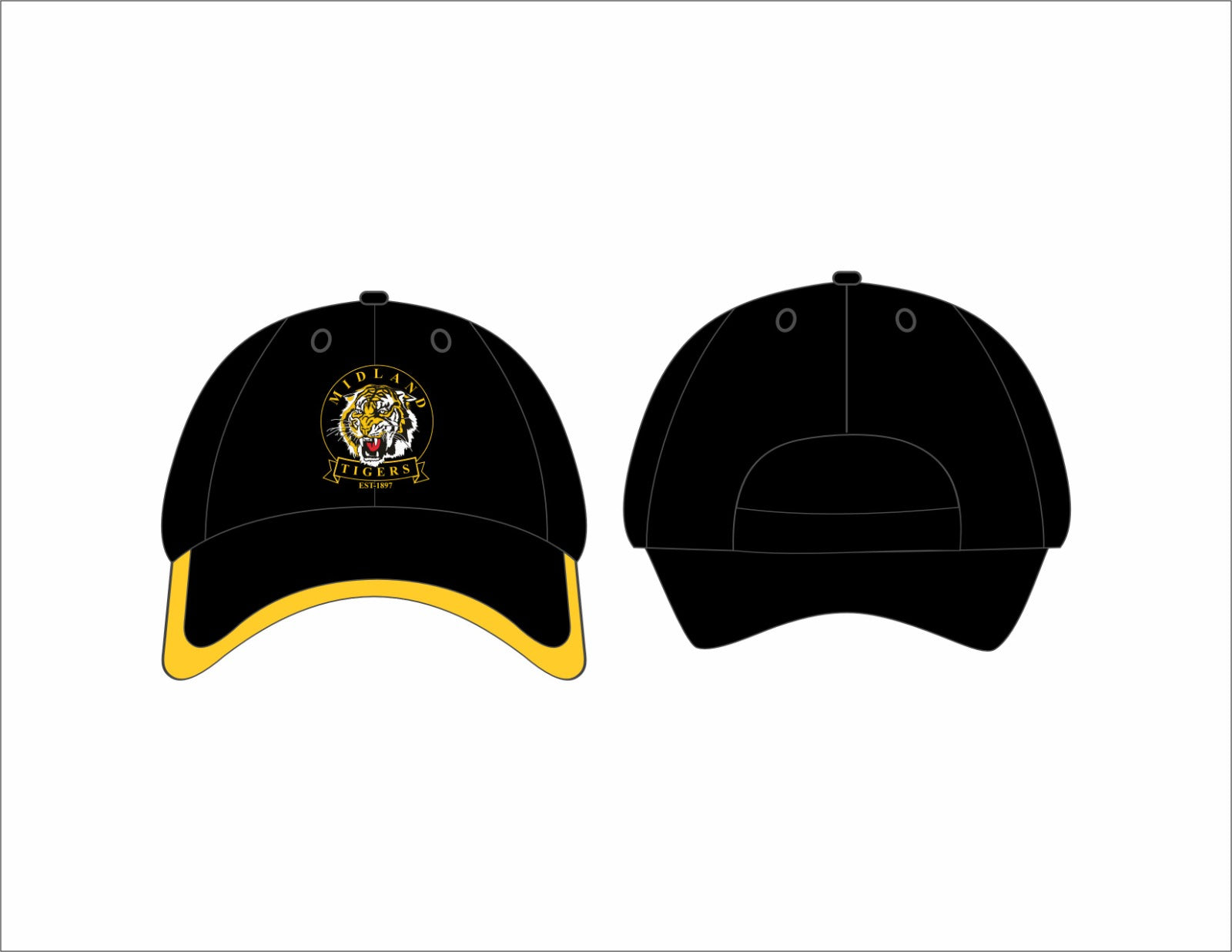Midland Tigers Football Club - Caps