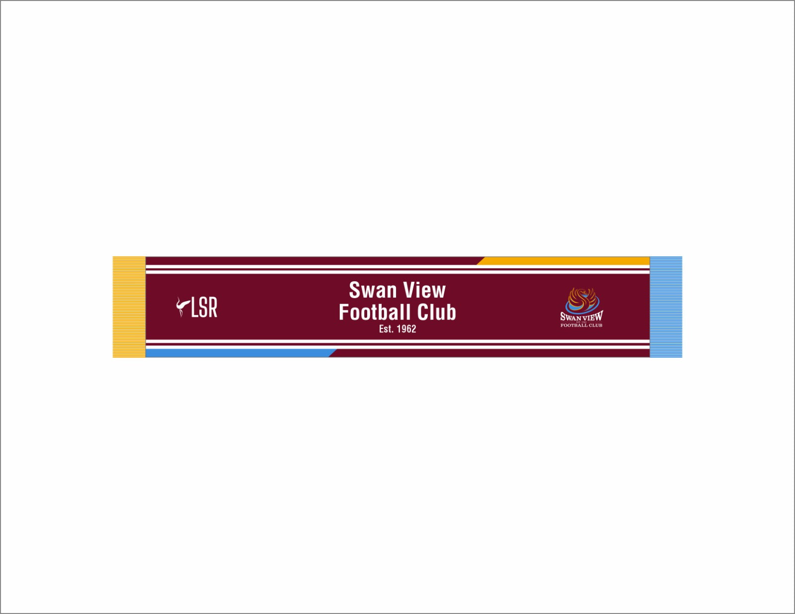 Swan View Football Club - Knitted Scrafs