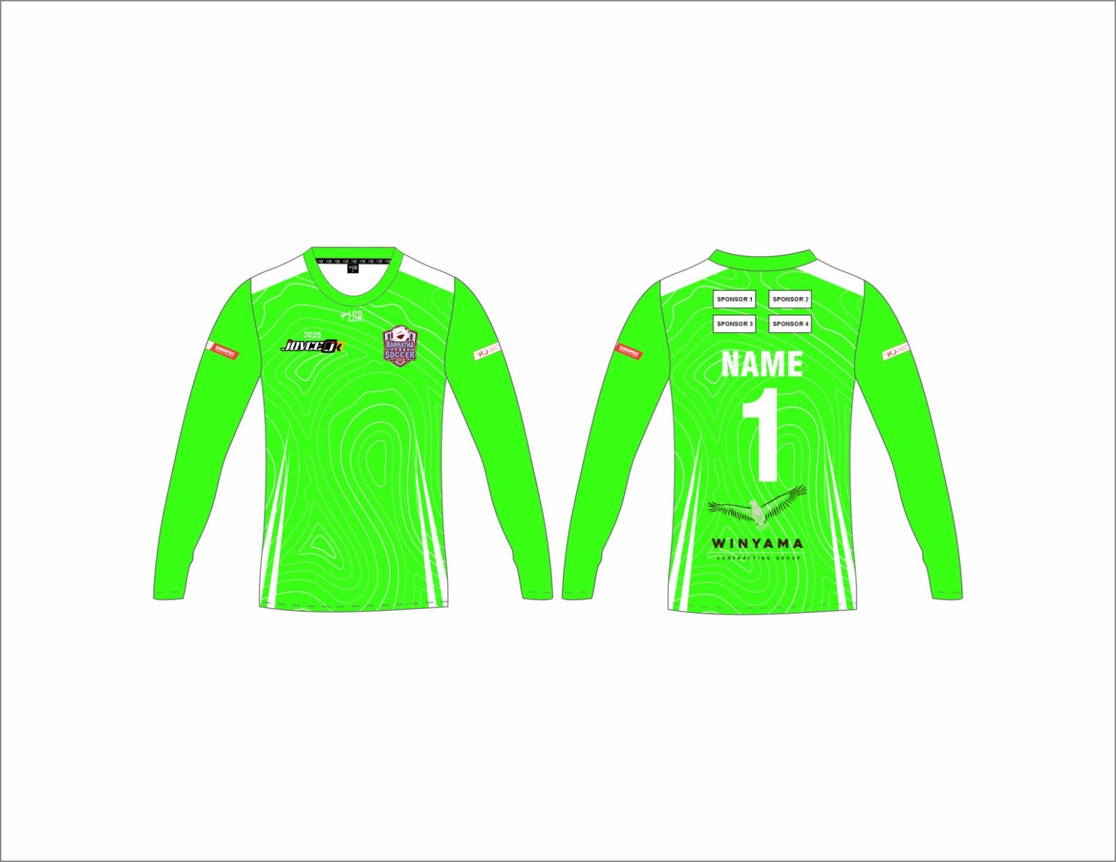 Karratha Soccer Association - Goalkeeper Jersey- Country Week 2026