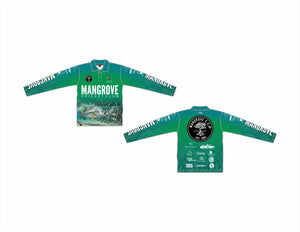 MANGROVE CRICKET CLUB - FISHING SHIRT (GREEN)