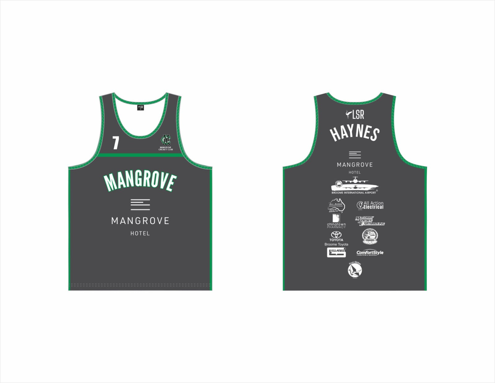 MANGROVE CRICKET CLUB - SINGLETS