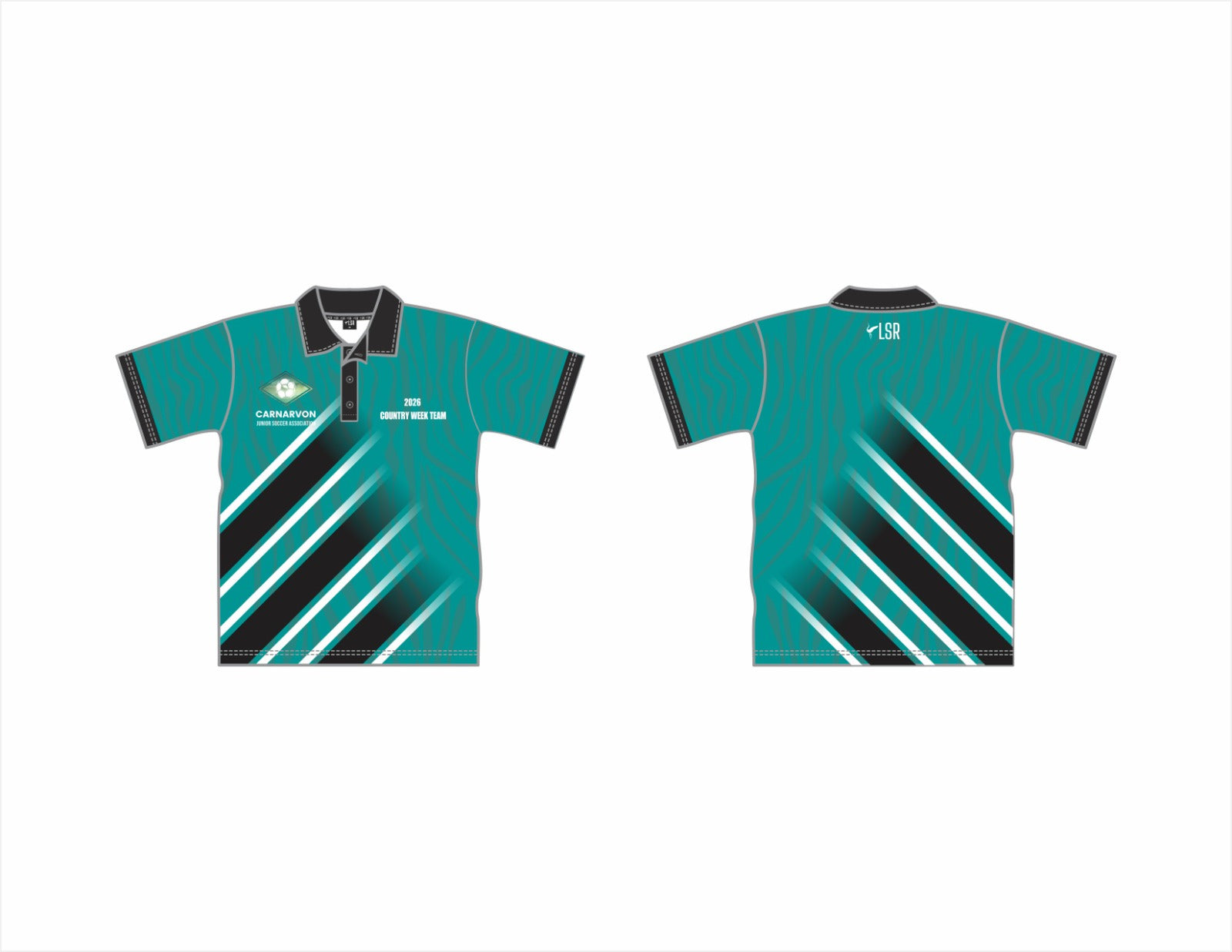 CARNARVON JUNIOR SOCCER ASSOCIATION- SUPPORTER POLO SHIRT