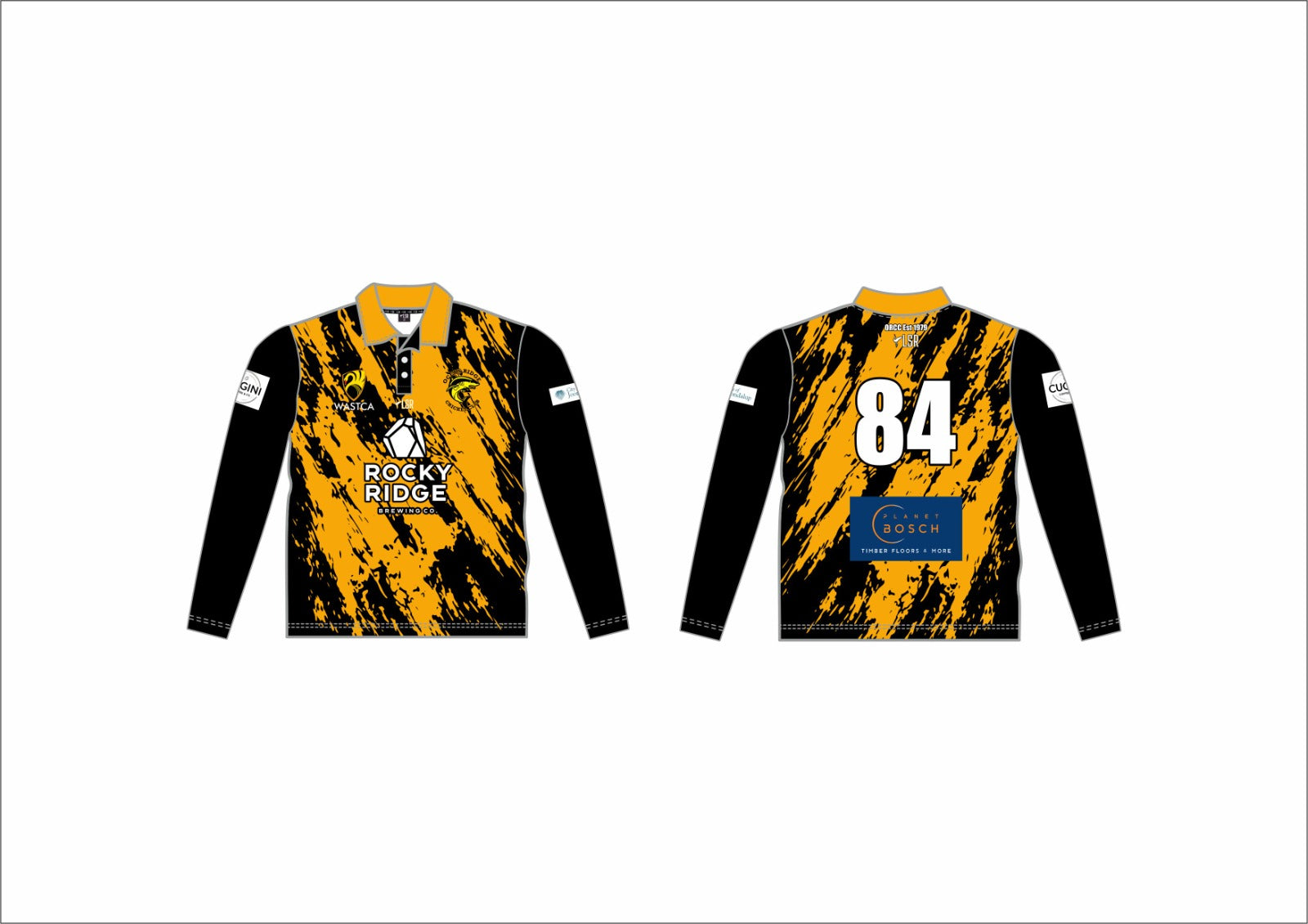 OCEAN RIDGE CRICKET CLUB - PLAYING POLO LONG SLEEVE