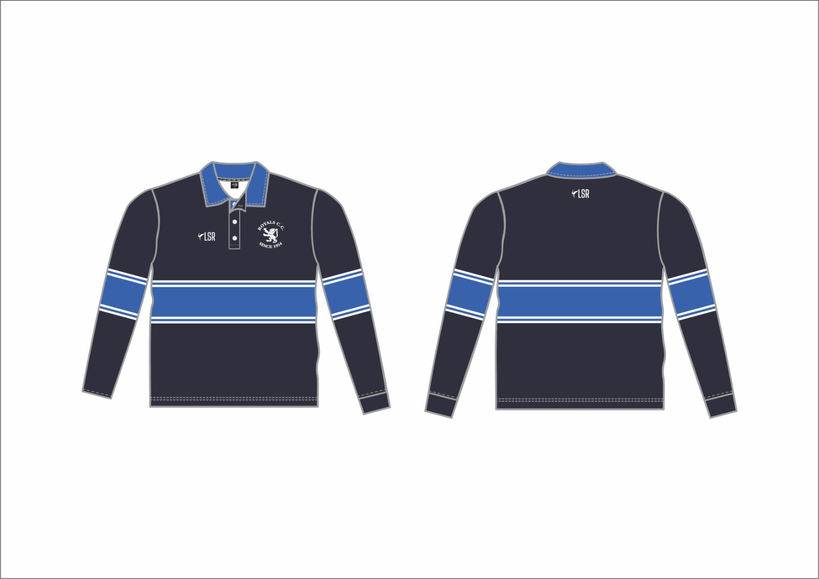 ROYALS CRICKET CLUB - RUGBY JUMPER