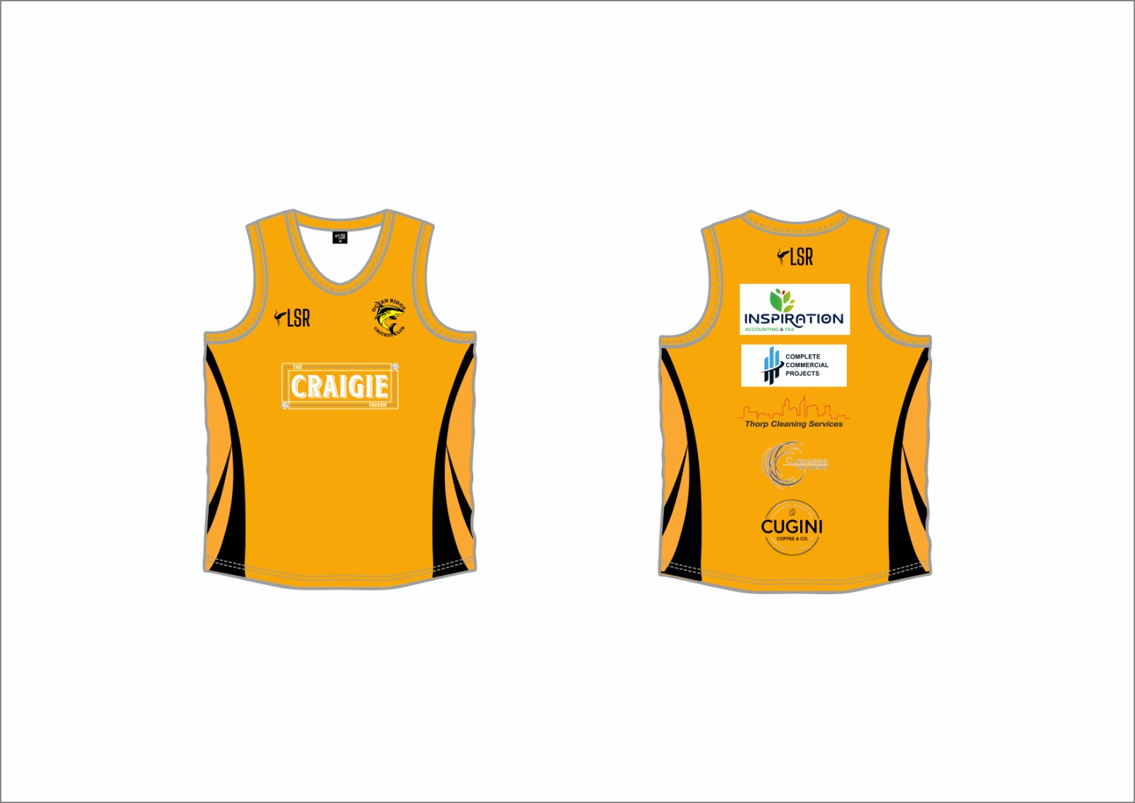 OCEAN RIDGE CRICKET CLUB - TRAINING SINGLET