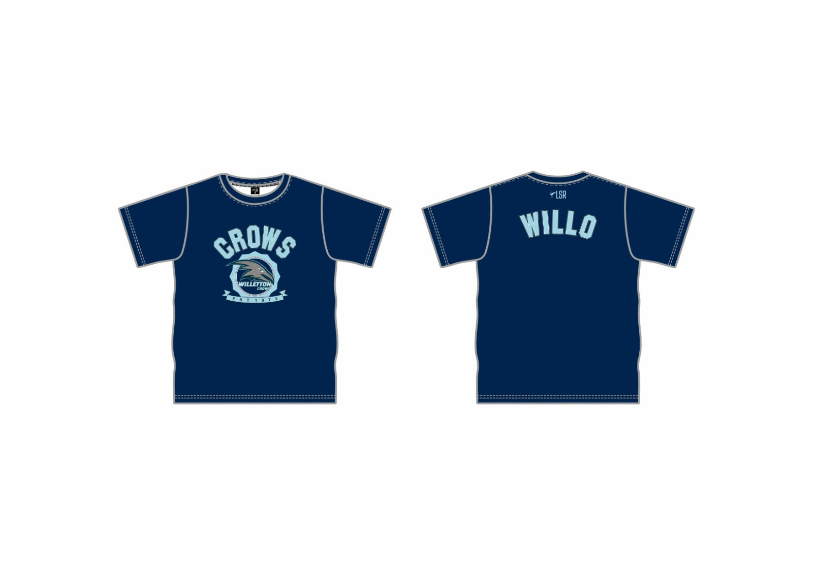 WILLETTON CROWS CRICKET CLUB - BLUE COTTON SHIRT