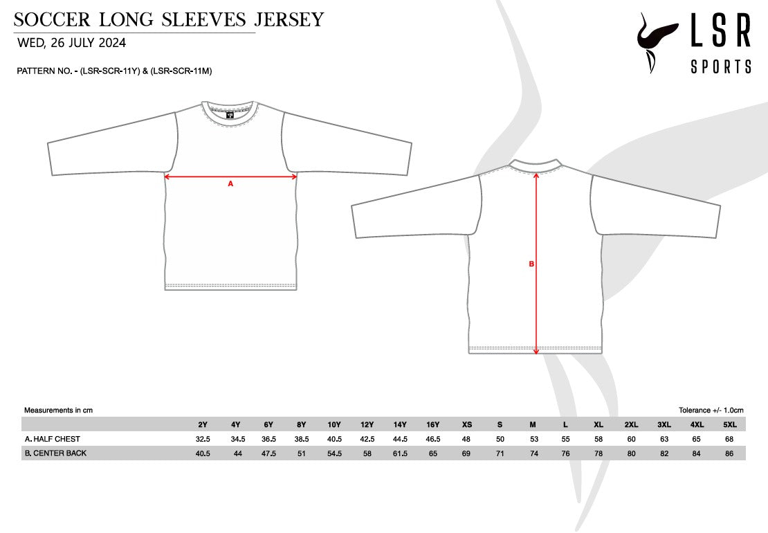 Cowaramup Cricket Club Senior Training Shirts- Long Sleeve