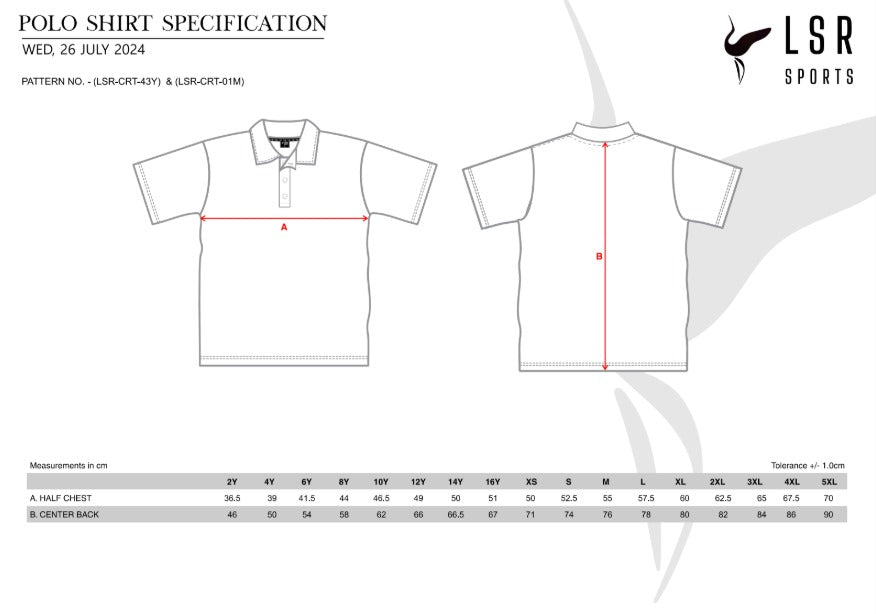 Waroona Warriors Cricket Club - Club Polo Shirt