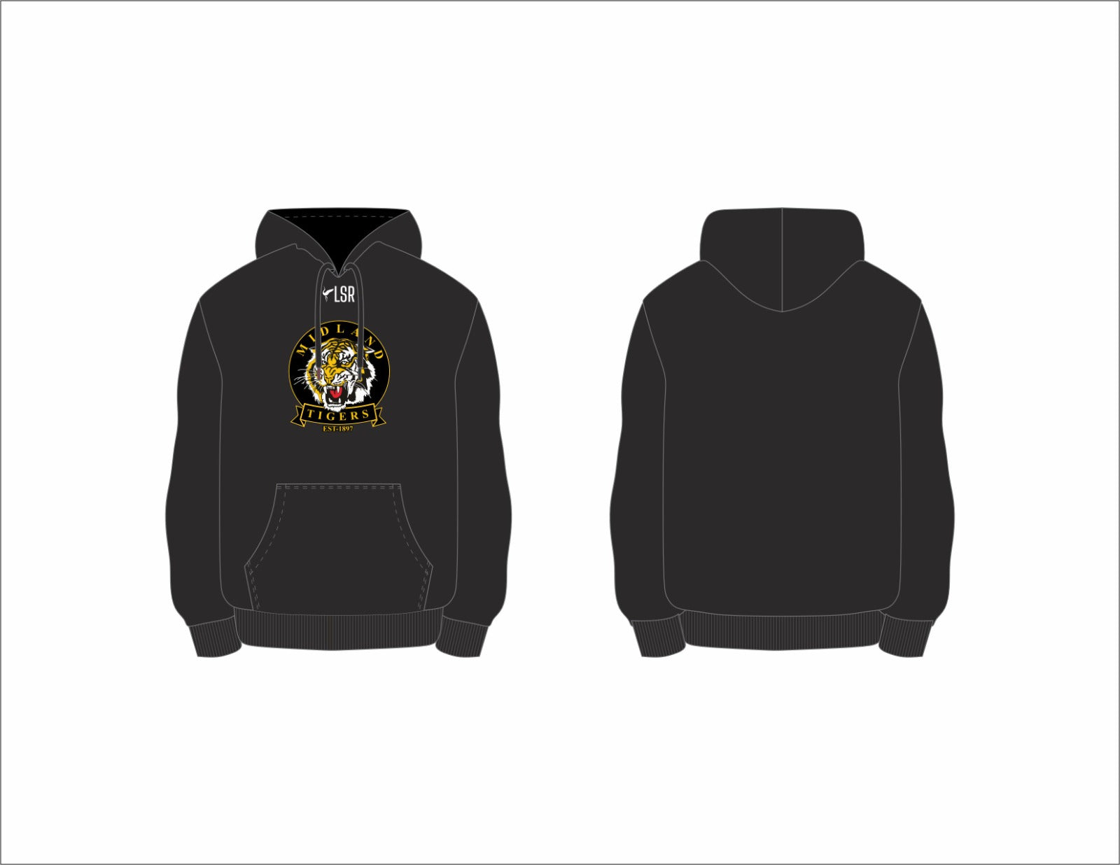 Midland Tigers Football Club - Hoodies Option 2